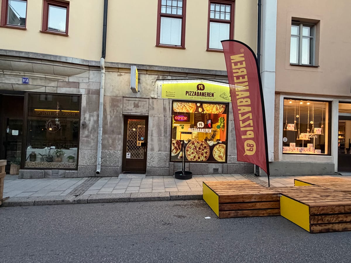 Etablerad pizzeria till salu – Utmärkt läge i Linköping