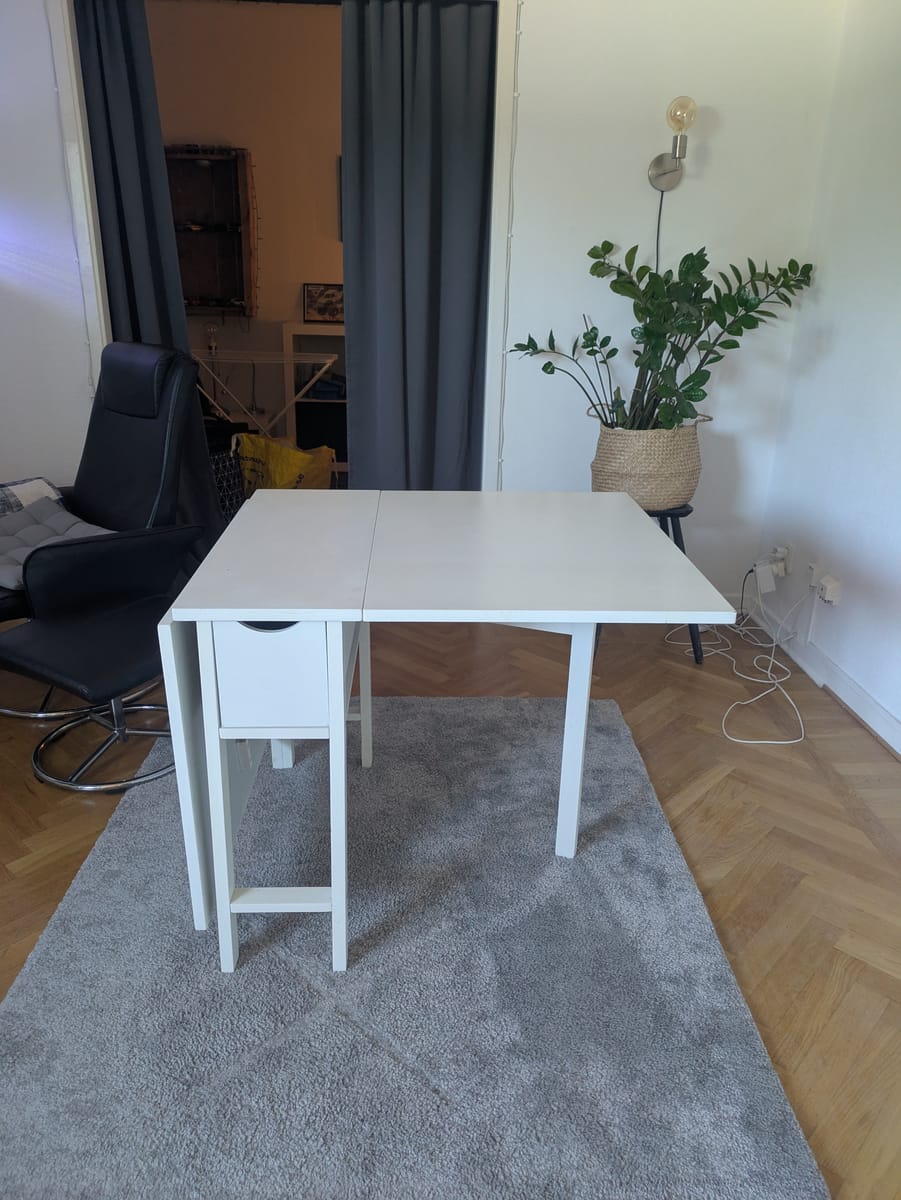 Slagbord, vitt