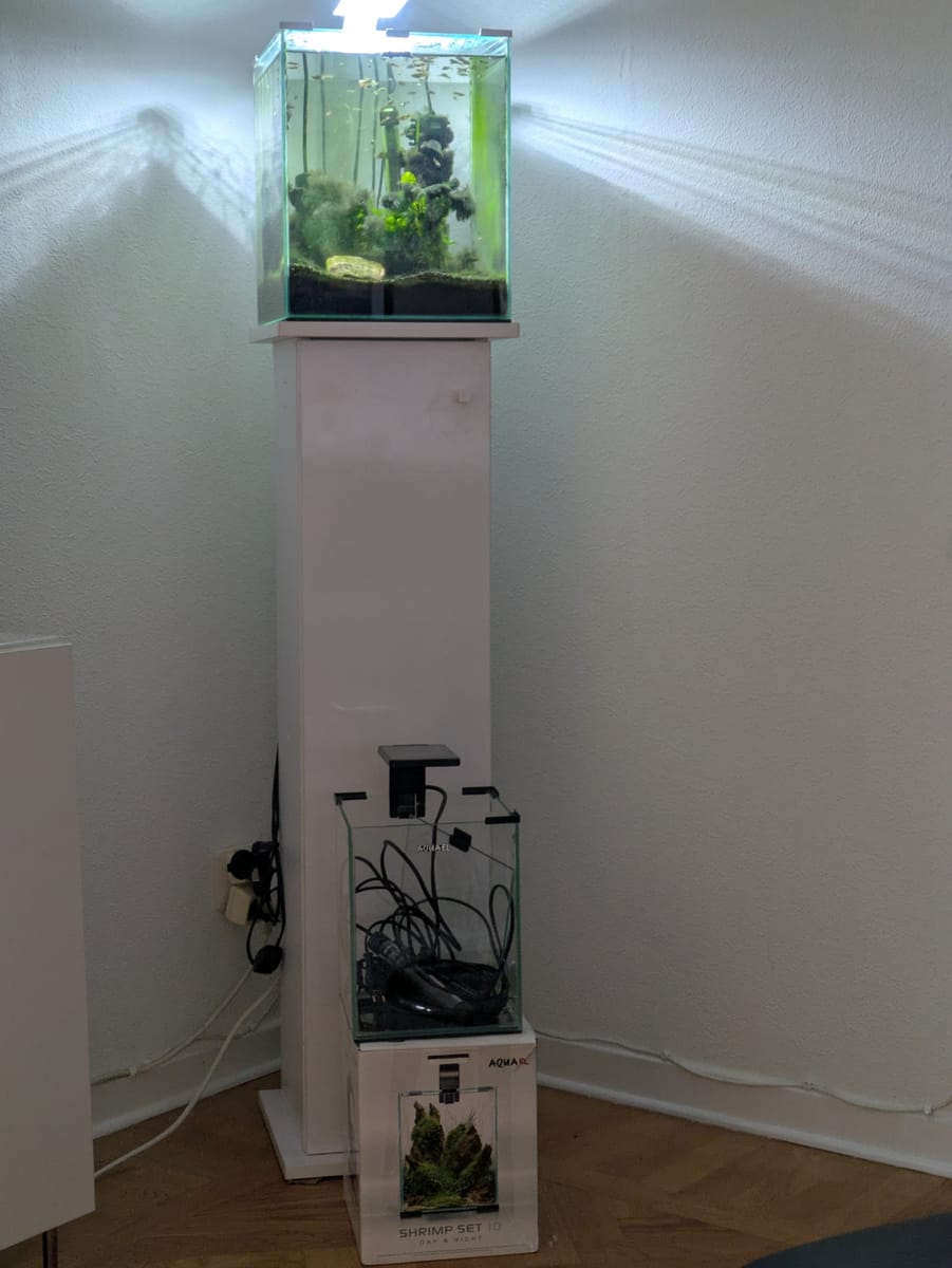 2 st akvarium Aquael
