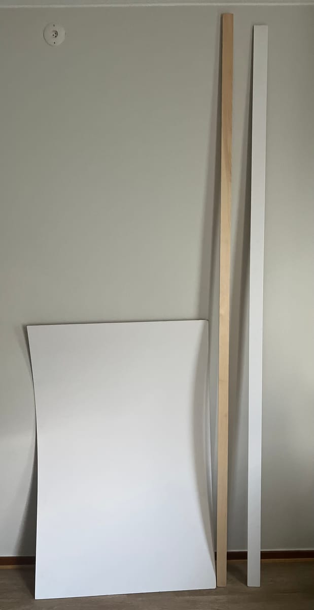 Oanvänt byggmaterial – furu, list/del & skiva – paketpris