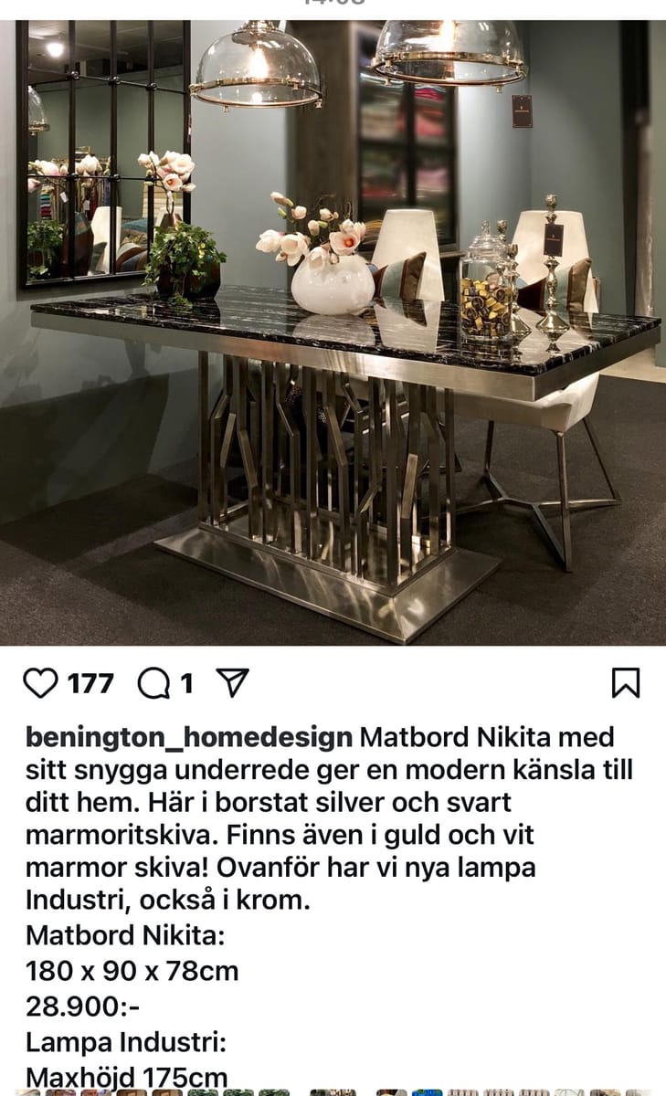 Matbord (marmor)