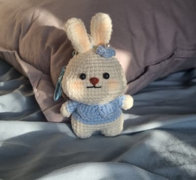 Bluebell Bunny Nyckelring