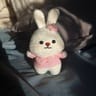 Blush Bunny Nyckelring